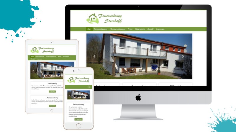 Website – Ferienwohnung Steinhoff